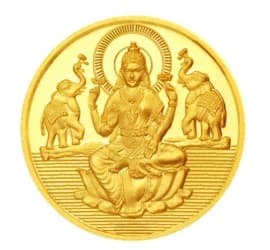 24K Gold Coin - 0.5g Lakshmi