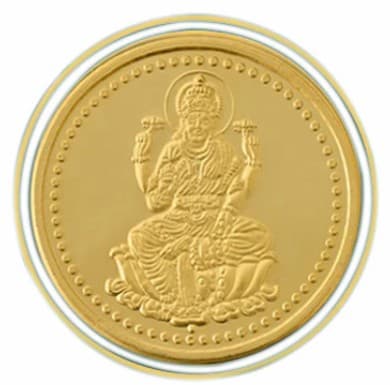 24K Gold Coin - 100 milli gram